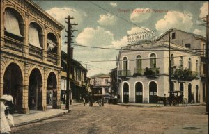 Panama Street Scene c1910 Postcard