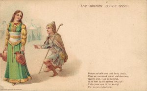 Saint Galmier Source Badoit French Advertisement Postcard 06.11