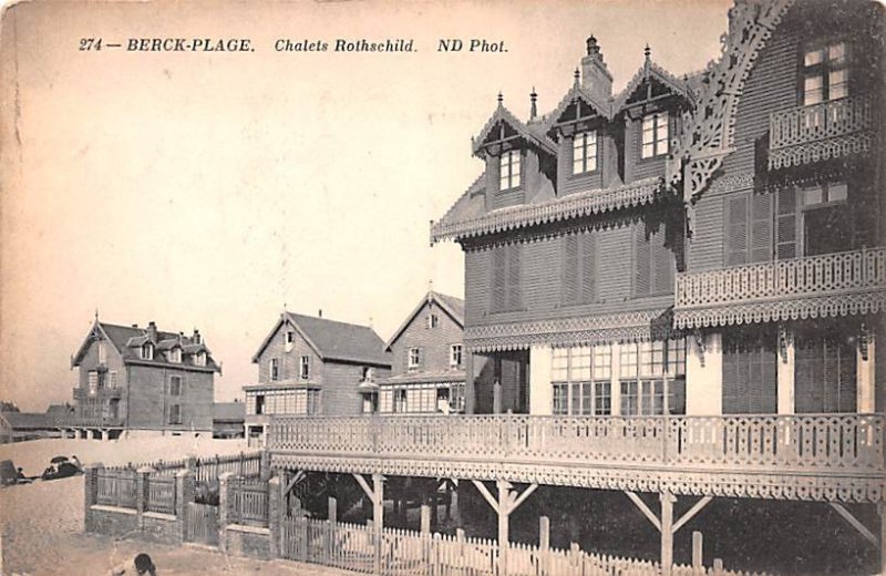 Chalets Rothschild Berck Plage France Unused 