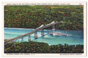 Rip Van Winkle Bridge, Hudson River, Catskill Mts. NY