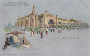 1904, St. Louis Fair Palace of Transportation, Illuminated, Mint (33469)