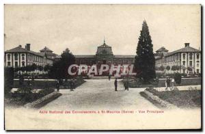 Postcard Old Saint Maurice National convalescent asylum