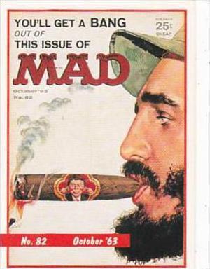 Lime Rock Trade Card Mad Magazine Cover Issue No 82 October 1963