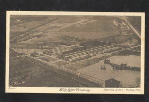 DEARBORN MICHIGAN FORD MOTOR COMPANY AERIAL VIEW VINTAGE POSTCARD