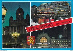 SUOMI, Finland, PU-1970; Helsinki Helsingfors, Night Views