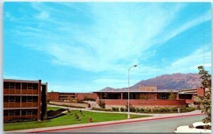 Postcard - Helaman Halls, Brigham Young University - Provo, Utah