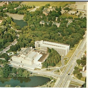 c1960s Ames, IA Lake Lavern Memorial Union Campus Iowa State University PC A241