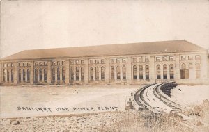 RPPC SANITARY DISTRICT POWER PLANT CHICAGO ILLINOIS REAL PHOTO POSTCARD (c.1910)