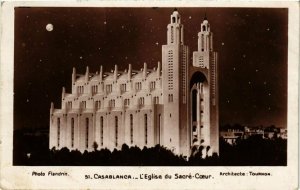 CPA AK MAROC CASABLANCA - L'Église du Sacre-Coeur (280898)