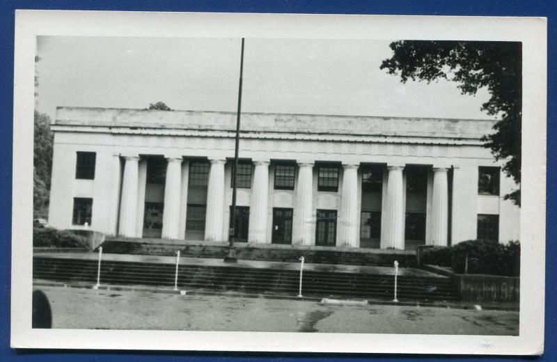 Wetumpka Alabama al Elmore County Court House real photo postcard RPPC