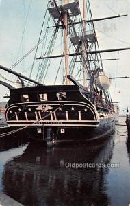 USS Constitution, Charlestown, MA, USA Military Battleship 1966 