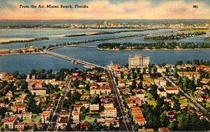 Florida Miami Beach Aerial View 1941