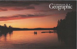 Canada Postcard - Canadian Geographic, Canoe, Sunset, Landscape RS36258