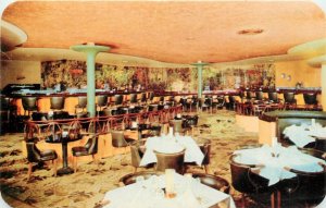 Phoenix Arizona Flame restaurant interior occupation 1950s Postcard 24-7526