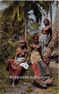 Jeunes Filles Africaines African Nude Unused 