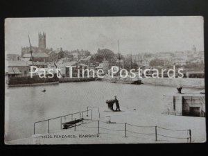 Cornwall PENZANCE Harbour c1908 by Photochrom Co Ltd No.42626