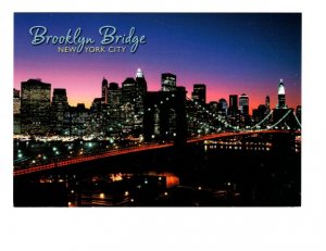 Brooklyn Bridge at Night, New York City