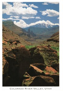 Vintage Postcard Colorado River Valley Public Land Arches Nat'l Park UT