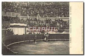 Old Postcard Bullfight Bullfight Nimes The brindis