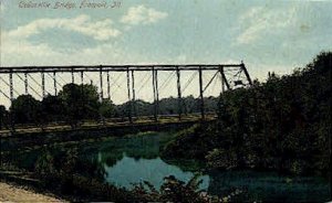 Cedarville Bridge - Freeport, Illinois IL  