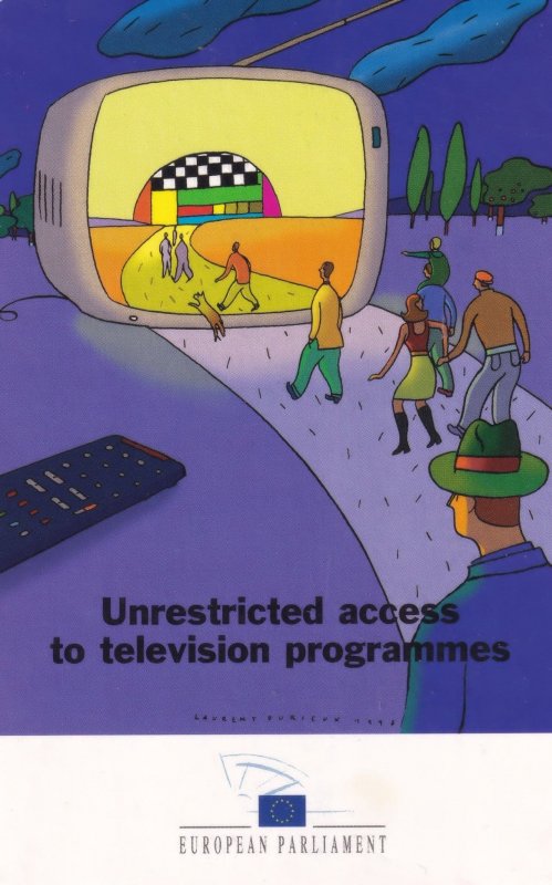 Watch The Olympic Games On Television Protest Advertising Postcard