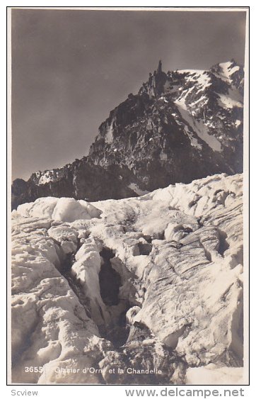 RP, Glacier d'Orn Et La Chandelle, Switzerland, 1920-1940s