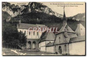 Old Postcard Entrance of the Convent of the Grande Chartreuse The Chapel and ...