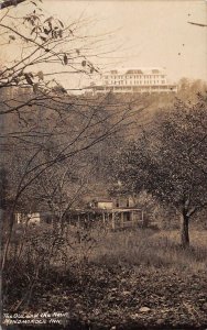 Mountainhome Pennsylvania Monomonock Inn Old and New Real Photo Postcard AA68039