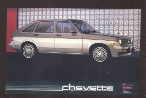 1980 CHEVROLET CHEVETTE CAR DEALER ADVERTISING POSTCARD CHEVY