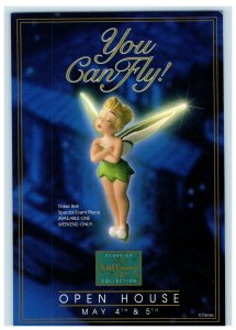 1996 Tinker Bell, Walt Disney Open House May 4 & 5 Advertising Postcard