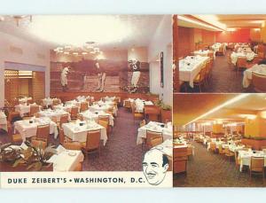 Unused Pre-1980 RESTAURANT SCENE Washington DC hk4690