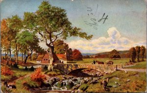 Beautiful Landscape Vintage Postcard C113