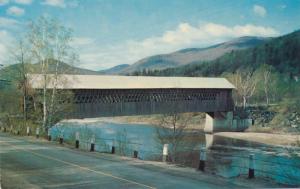 Covered Bridge on Pemigewasset River - Woodstock, White Mountains, New Hampshire