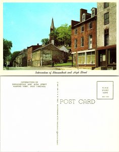 Intersection of Shenandoah and High Street, Harpers Ferry, West Virginia