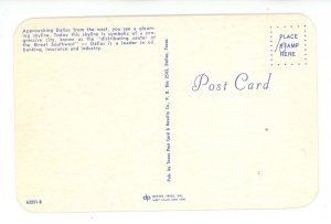 TX - Dallas. Skyline View from the West ca 1950's