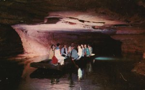 Vintage Postcard 1961 Echo River Underground Mammoth Cave National Park Kentucky