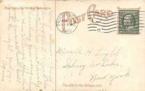 Main Corridor Interior New Post Office Providence Rhode Island 1910 postcard