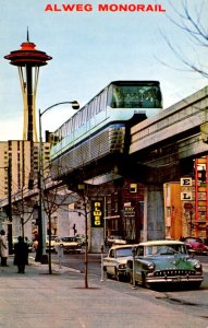 Washington Seattle Space Needle and Alweg Monorail