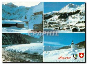 Modern Postcard Davos Switzerland