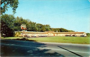 Saco, ME Maine  SACO MOTEL~Davis St Amand  ROADSIDE~Route 1  ca1950's Postcard