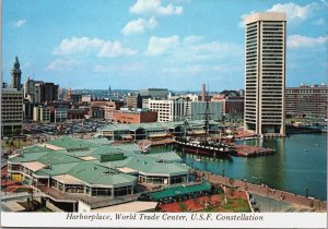 Harborplace World Trade Center U.S.F. Constellation Baltimore Maryland BS.27