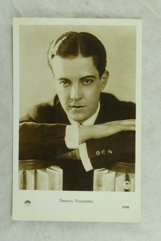 1930's RPPC Ramon Novarro Movie Star Dutch Real Photo Postcard 3 P107