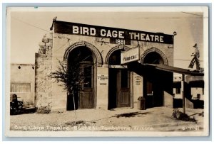 1951 Bird Cage Theatre Tombstone Arizona AZ RPPC Photo Posted Vintage Postcard