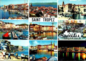 France Saint-Tropez Multi View The Port and More 1965