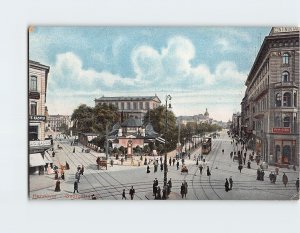 Postcard Georgestrasse Hanover Germany