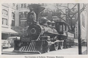 The Countess of Dufferin Winnipeg Manitoba Old USA Train Postcard