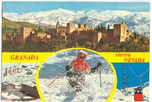 Spain, GRANADA, Sierra Nevada, 1983 used Postcard
