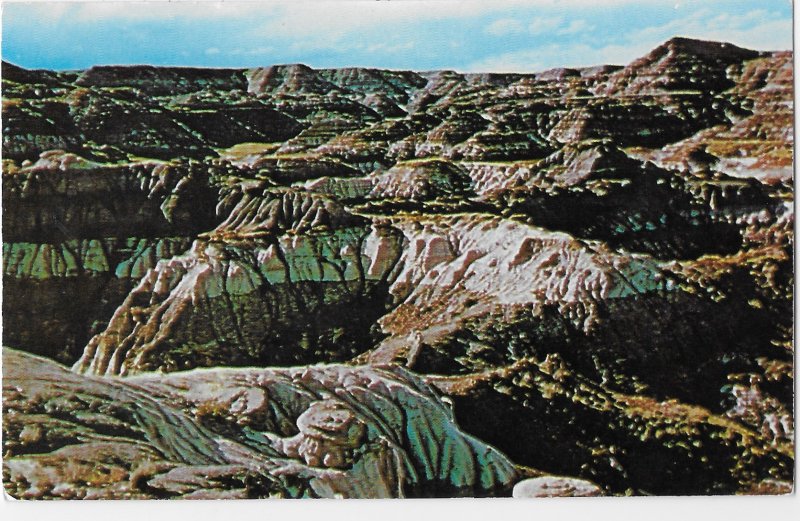 Badlands in the Drumheller Valley the Graveyard of the Dinosaurs North Dakota