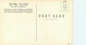 California Del Mar Picturesque Turf Club Frye Smith 1940s Postcard 22-293