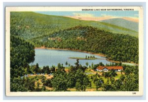 Vintage Sherando Lake Near Waynesboro Virginia Postcard P148